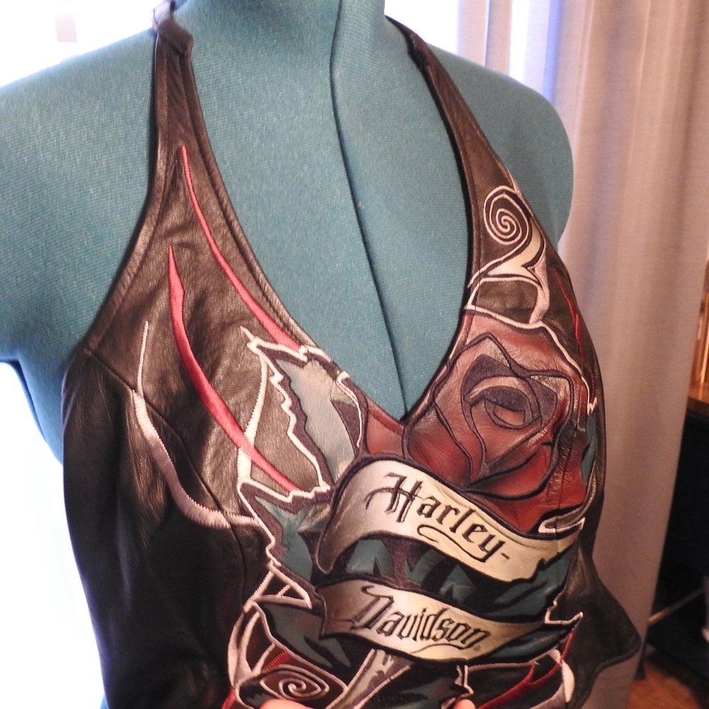 Vintage Looking Harley Davidson Halter top